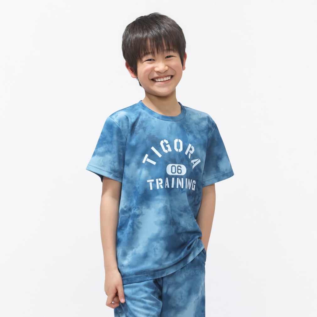 iCOOL 遮熱UV Tシャツ(ダークブルー-100cm)