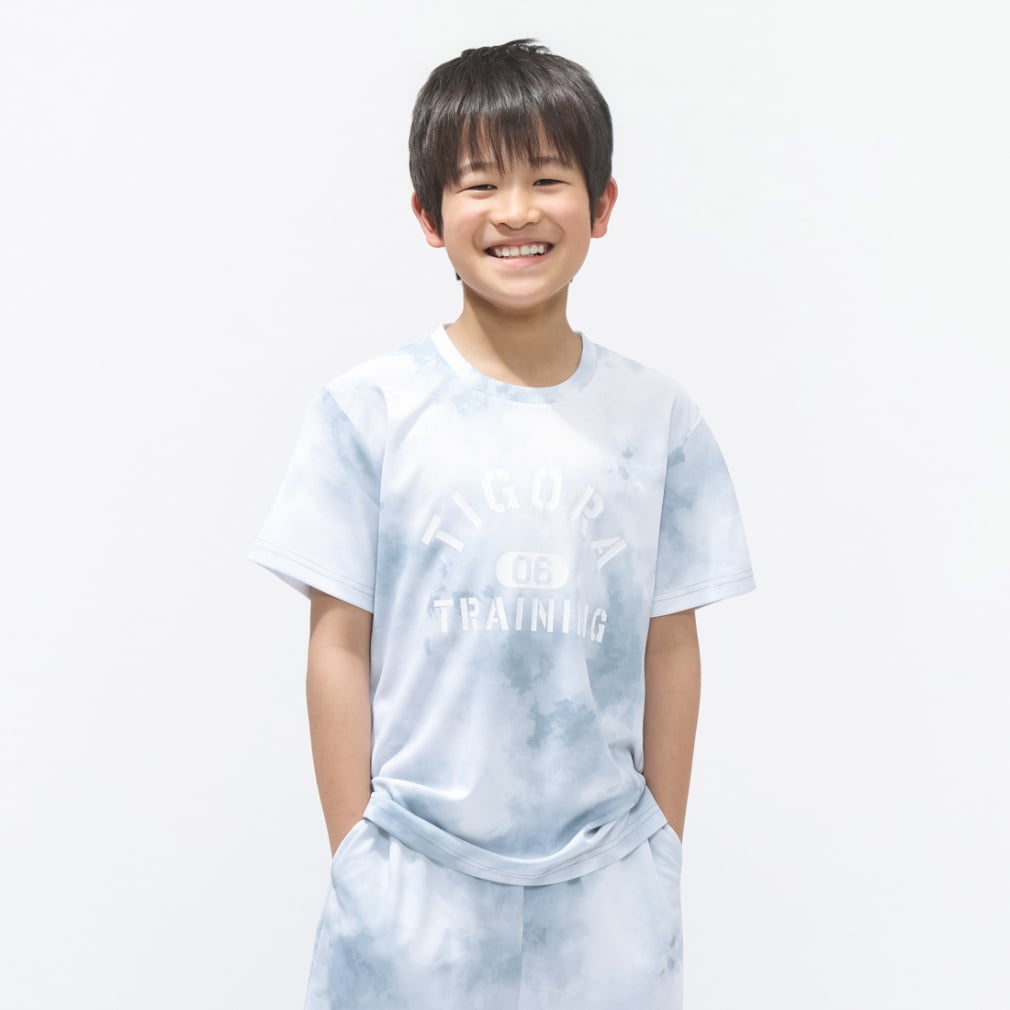 iCOOL 遮熱UV Tシャツ(ライトグレー-100cm)