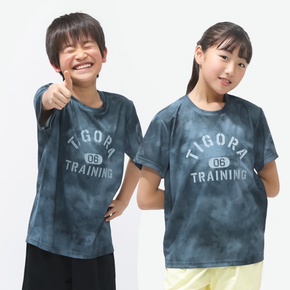 iCOOL 遮熱UV Tシャツ(ダークグレー-100cm)
