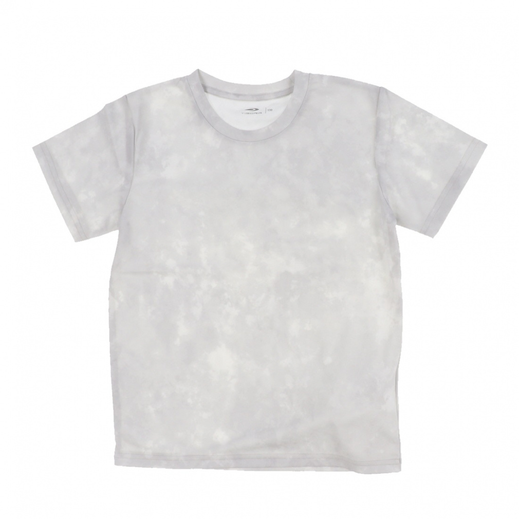 iCOOL 遮熱UV プリントTシャツ(ライトグレー-100cm)