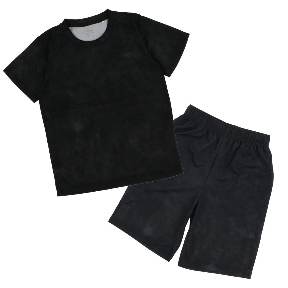 iCOOL Tシャツ ショートパンツ 上下セット(ブラック-100)