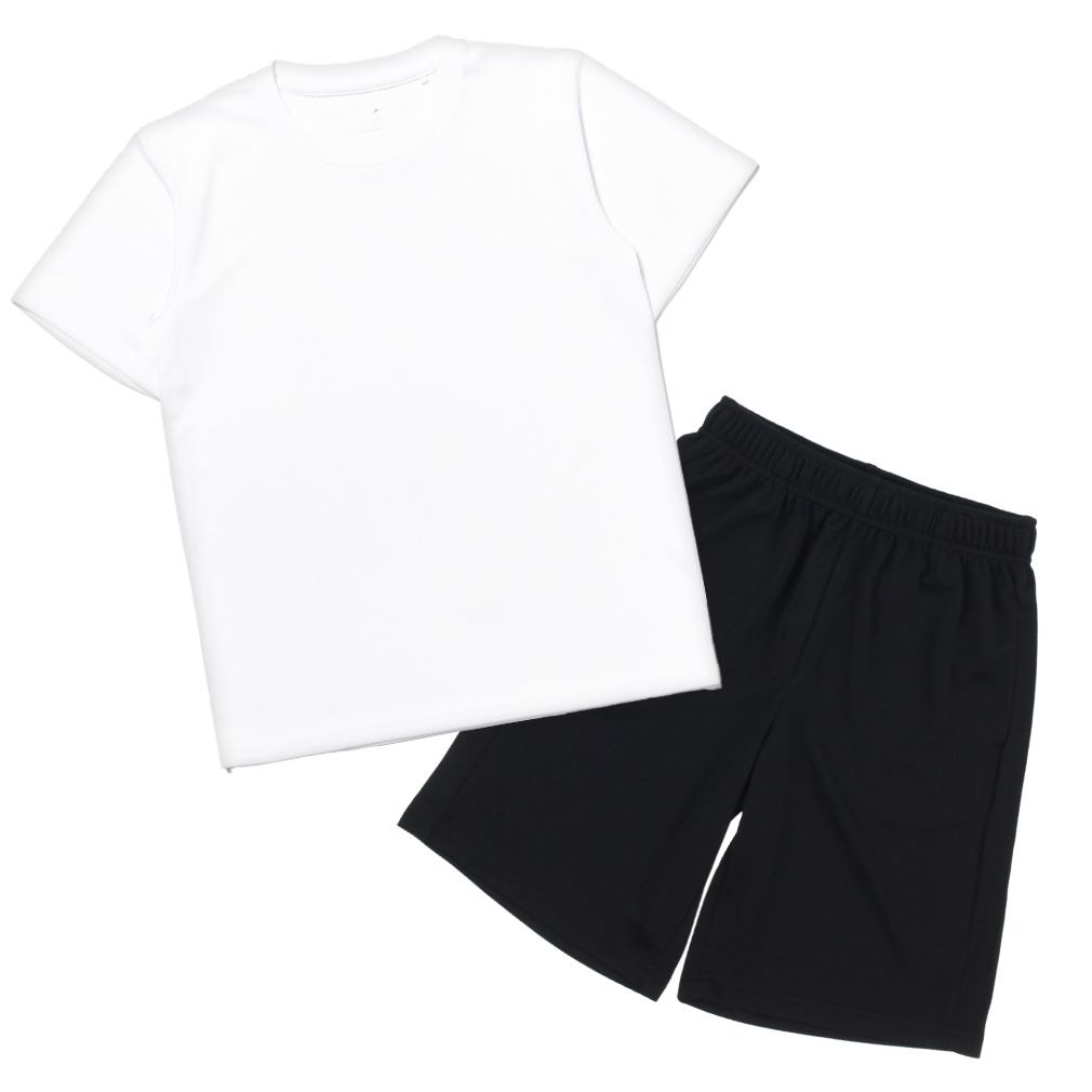 iCOOL Tシャツ ショートパンツ 上下セット(ホワイト-100)