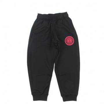 UAテック テリー オーバーサイズド カレッジ クレスト ロゴ ジョガーパンツ