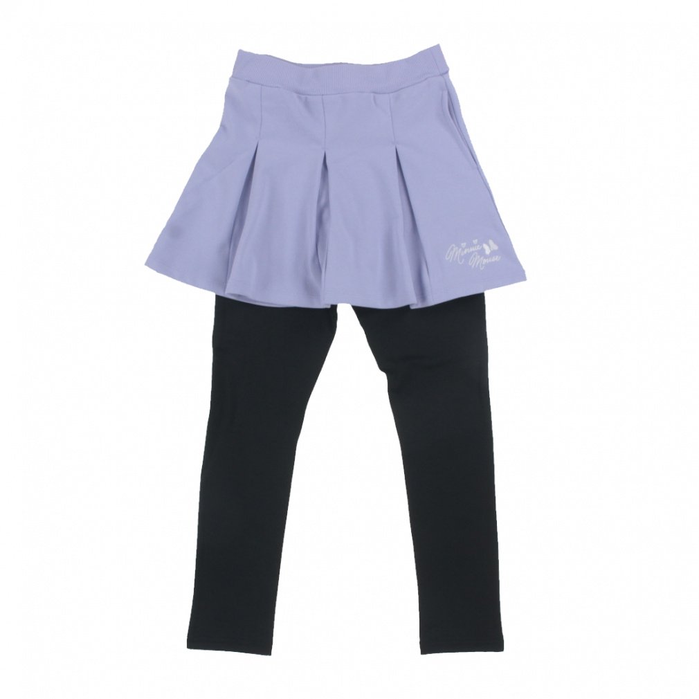 ディズニー ジュニア キッズ 子供 裏毛ミニスコートG レギンス付き