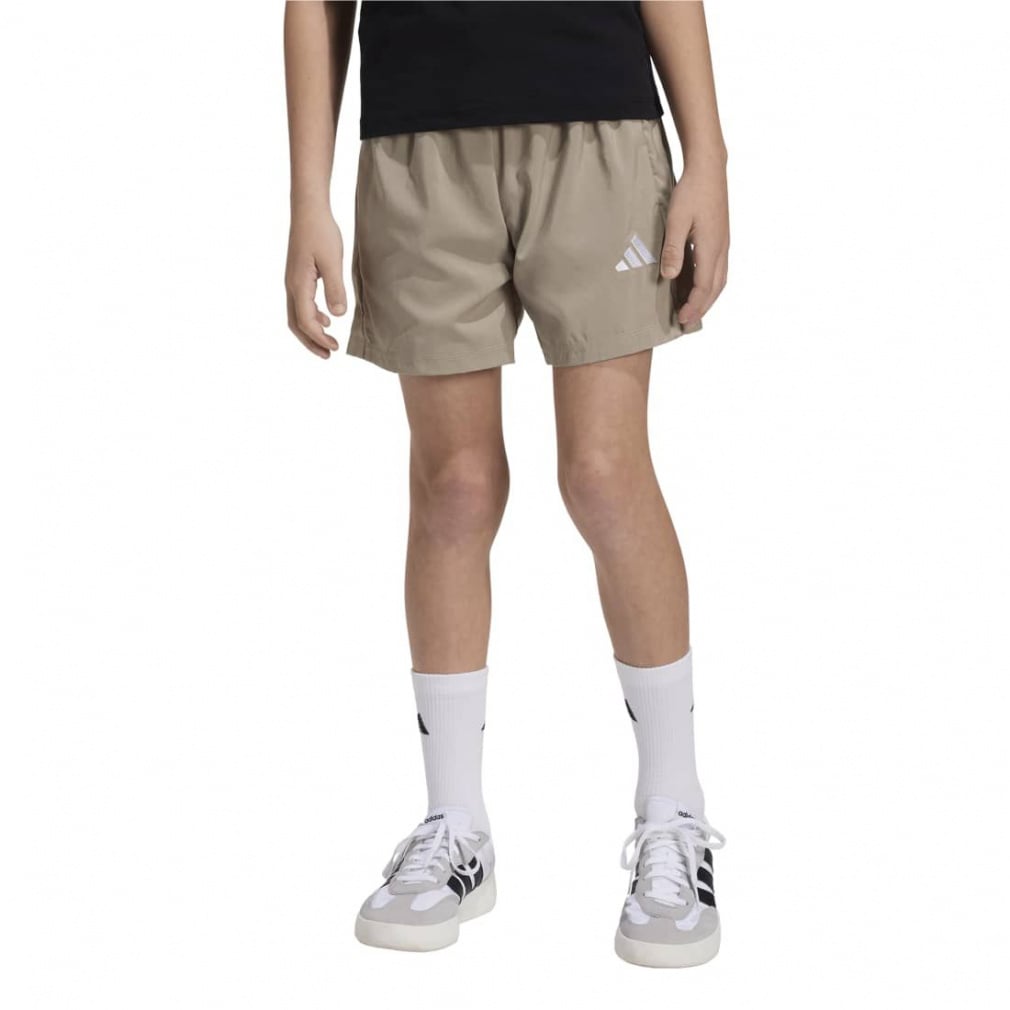 エッセンシャルズ クライマクール ショーツ キッズ(ベージュ-130cm)