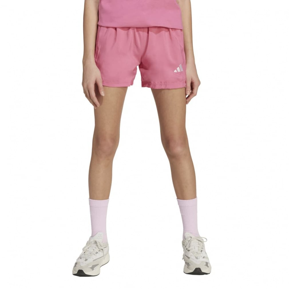 エッセンシャルズ クライマクール ショーツ キッズ(ピンク-130cm)