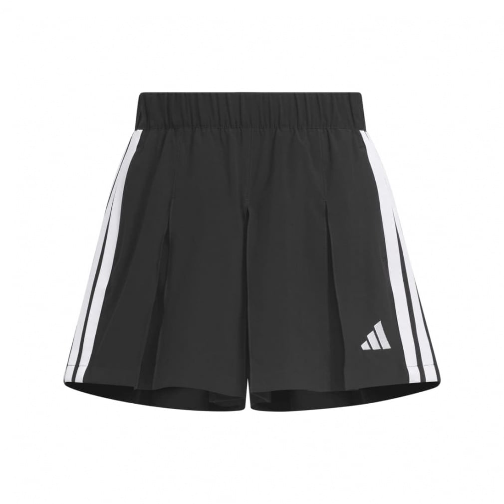 ガールズ ストレッチ ウーブン ルーズフィット スコート(ブラック-120cm)