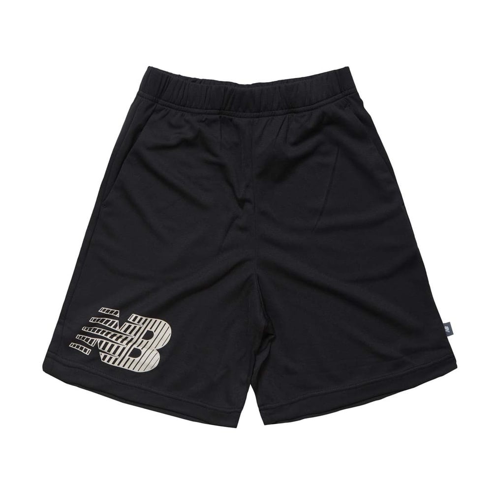 ポリエステル ビッグロゴショーツ(ブラック-130cm)