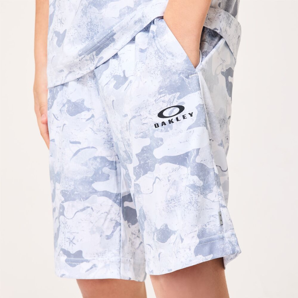 YTR GRAPHIC KNIT SHORTS 11.0(ホワイト×ライトグレー-130cm)