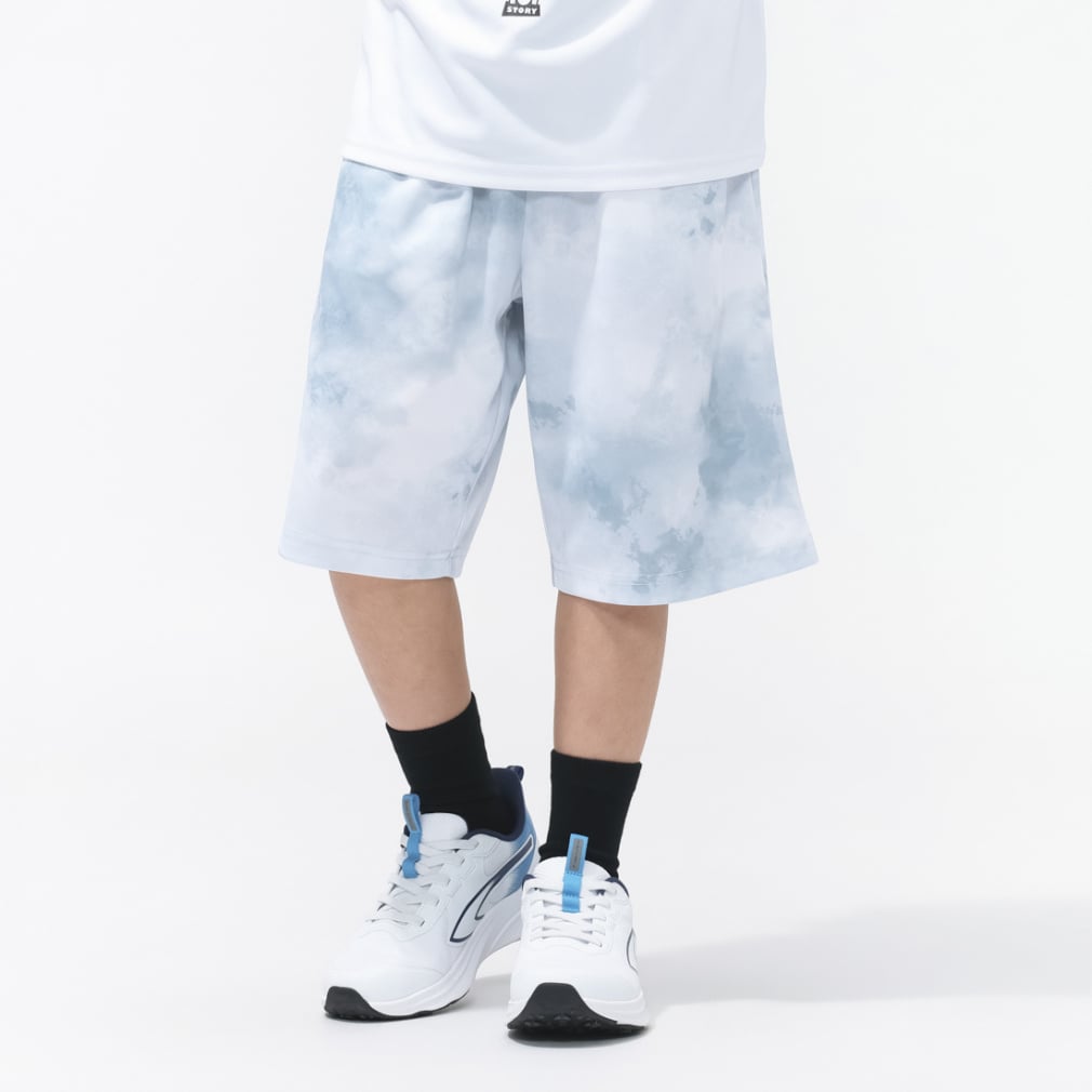 iCOOL 遮熱UV ハーフパンツ(ライトグレー-100cm)