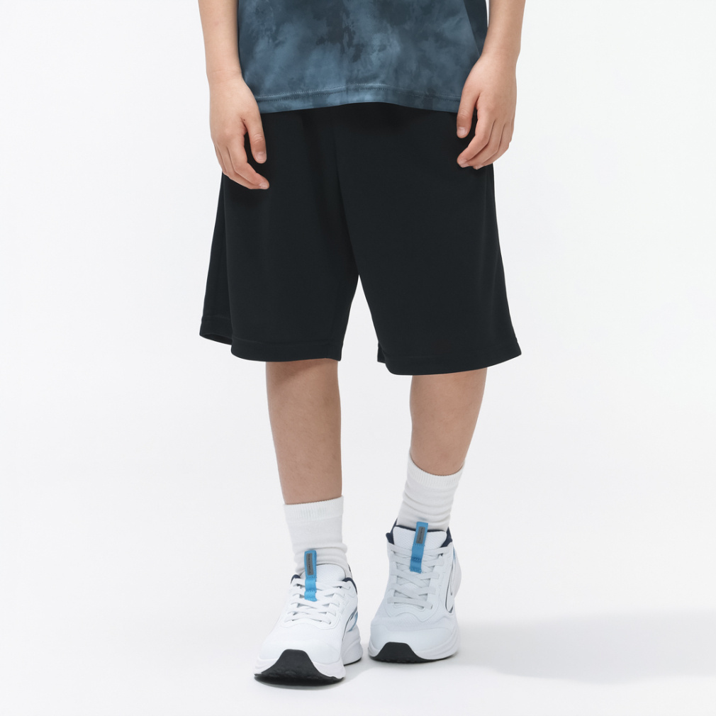 iCOOL 遮熱UV ハーフパンツ(ブラック-100cm)