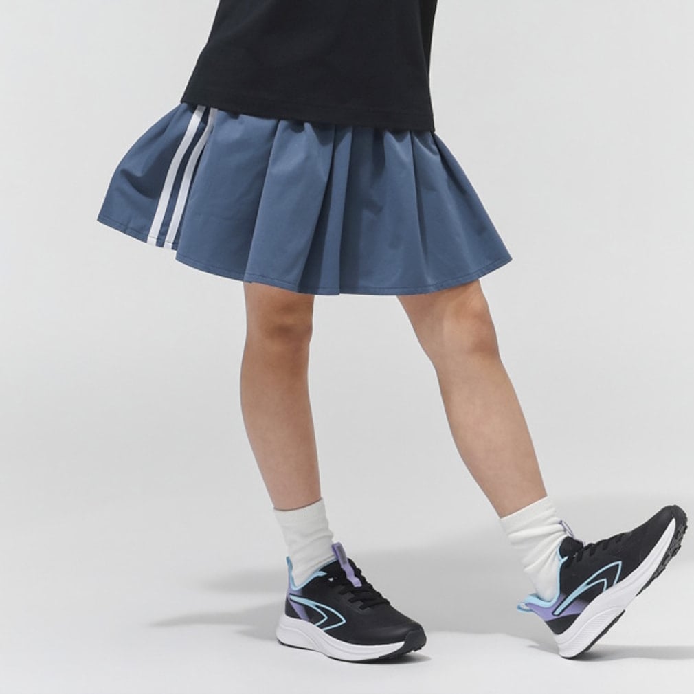 スカート インナー付き(グレイシュブルー-100cm)