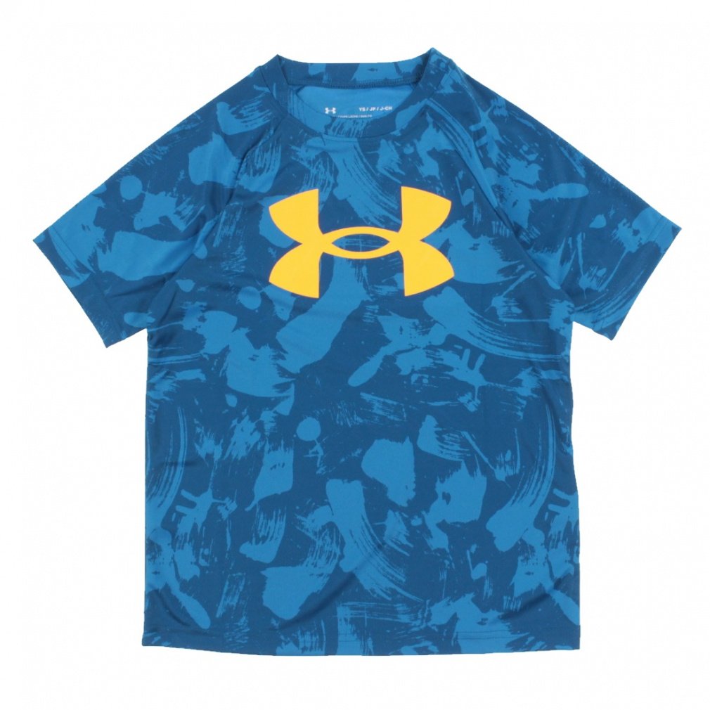 アンダーアーマー ジュニア キッズ 子供 半袖 機能 Tシャツ UAテック ビッグロゴプリント ショートスリーブTシャツ 1363278 スポーツウェア UNDER ARMOUR yoridori