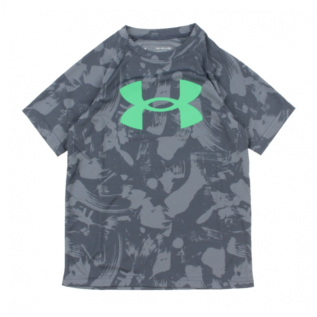 アンダーアーマー ジュニア キッズ 子供 半袖 機能 Tシャツ UAテック ビッグロゴプリント ショートスリーブTシャツ 1363278 スポーツウェア UNDER ARMOUR yoridori