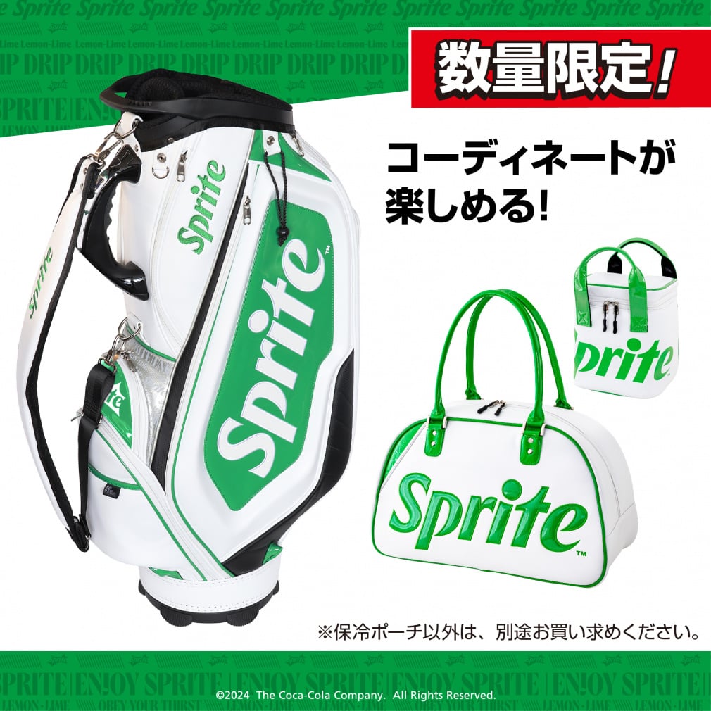 コカ・コーラ スプライト ゴルフ 保冷ポーチ SP-0B1004PO : ホワイト