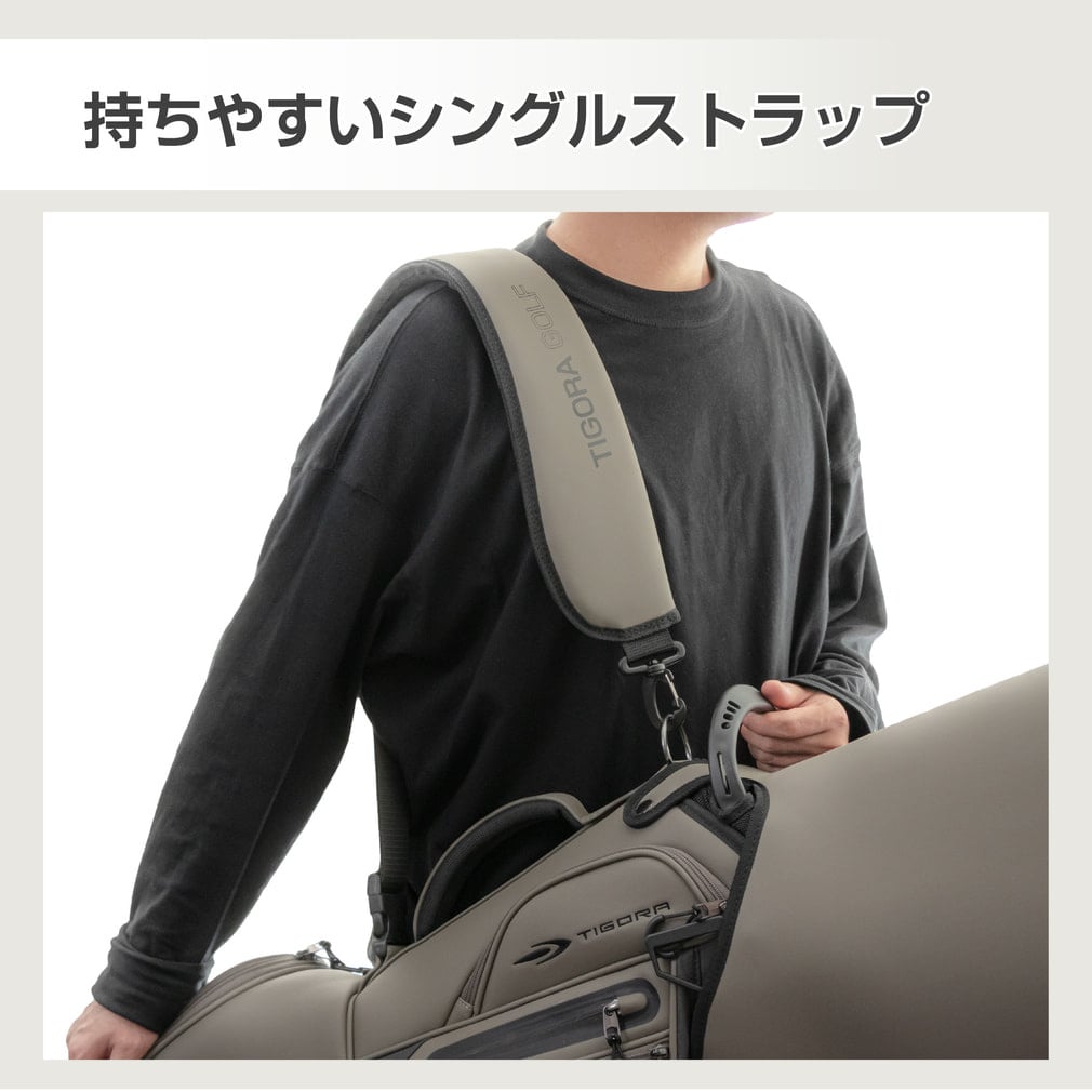 ティゴラ PUスタンドキャディバッグ (TR-0B1005STCB) メンズ ゴルフ