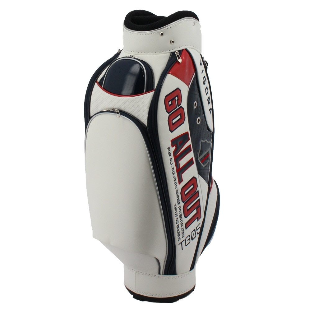 ティゴラ PU キャディバッグ (TR-0B1001CB) 左右非対称デザイン メンズ