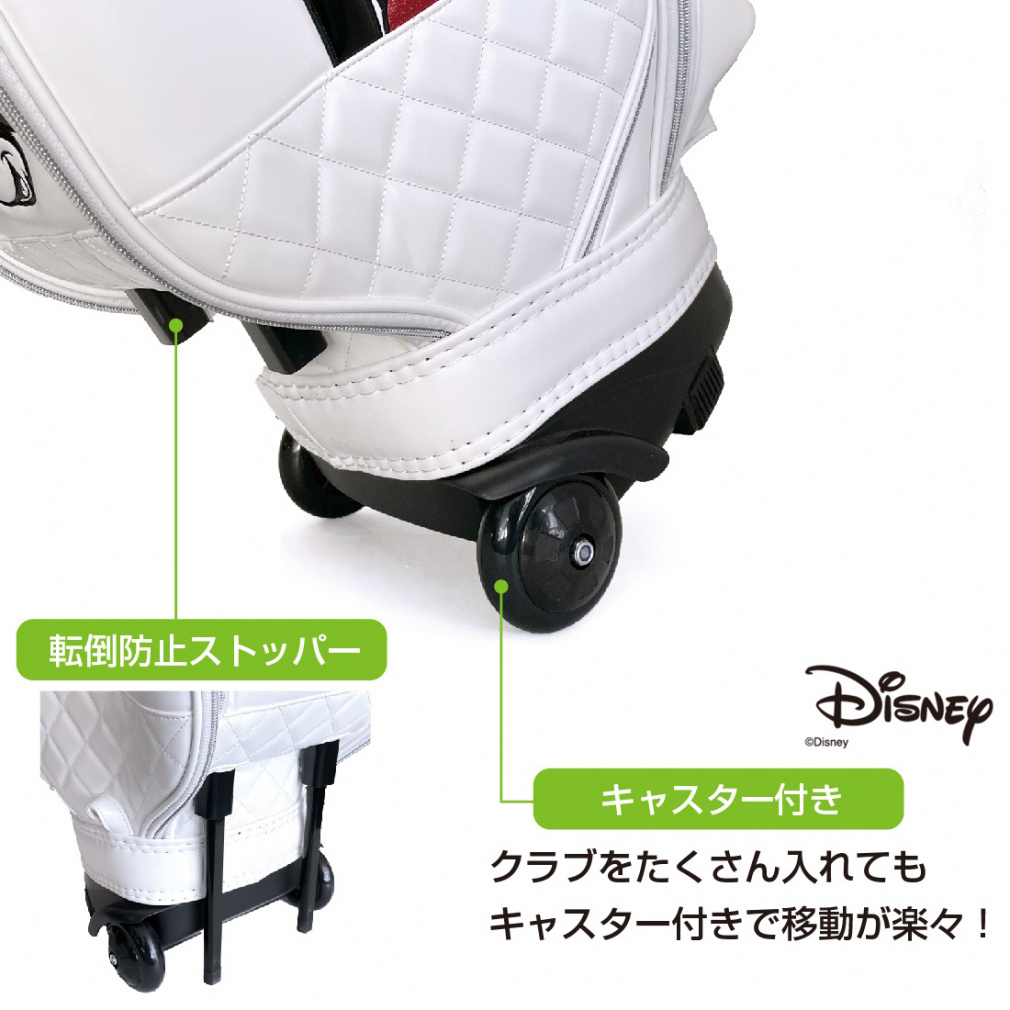 ディズニー レディース キャスター付きキャディバッグ DN-0B2003CTCB