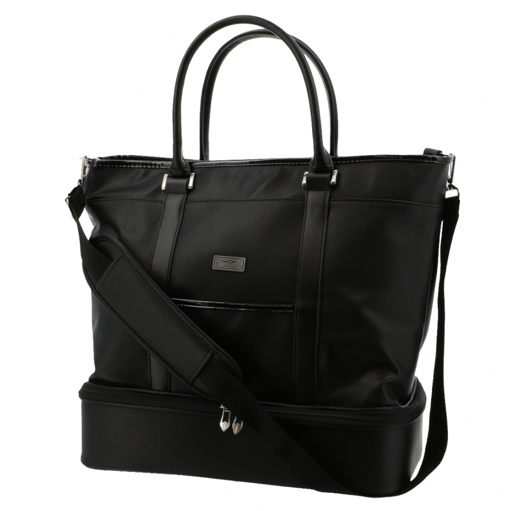 ティゴラ 2段 トート型ボストンバッグ メンズ ゴルフ 収納力抜群! 便利