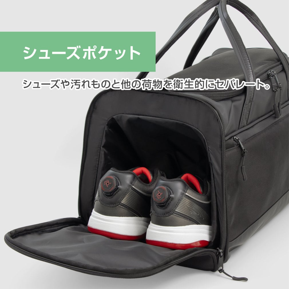 ティゴラ シューズ収納付きゴルフボストンバッグ メンズ ゴルフ