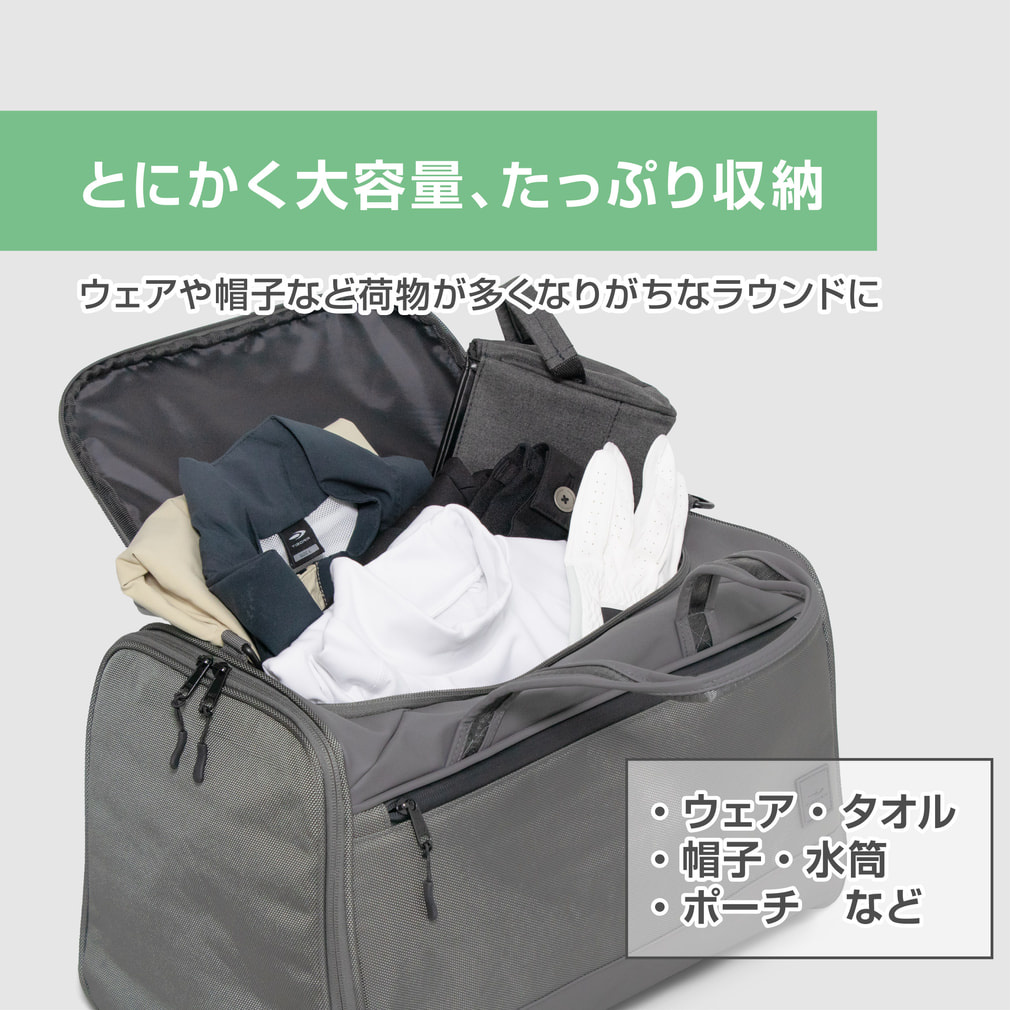 ティゴラ シューズ収納付きゴルフボストンバッグ メンズ ゴルフ