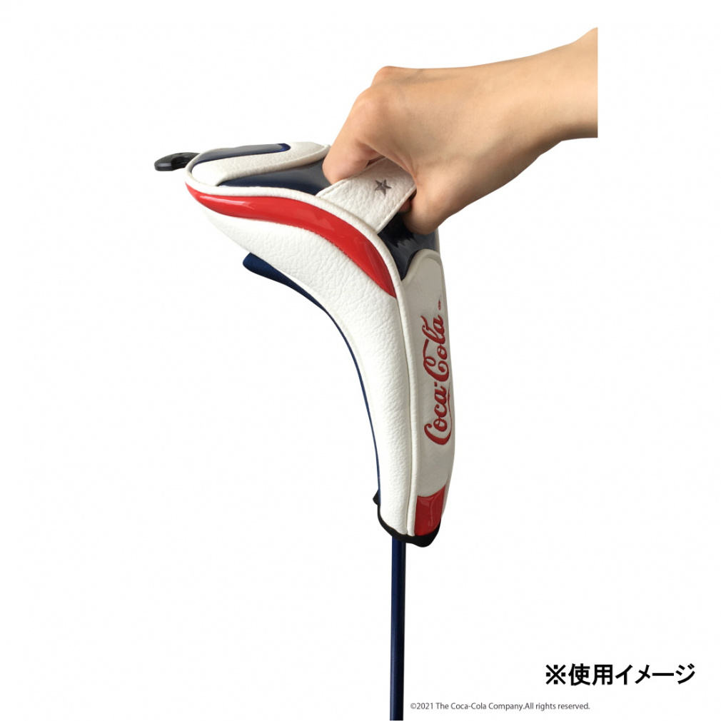 コカ・コーラ PU マグネット式ヘッドカバー フェアウェイウッド用