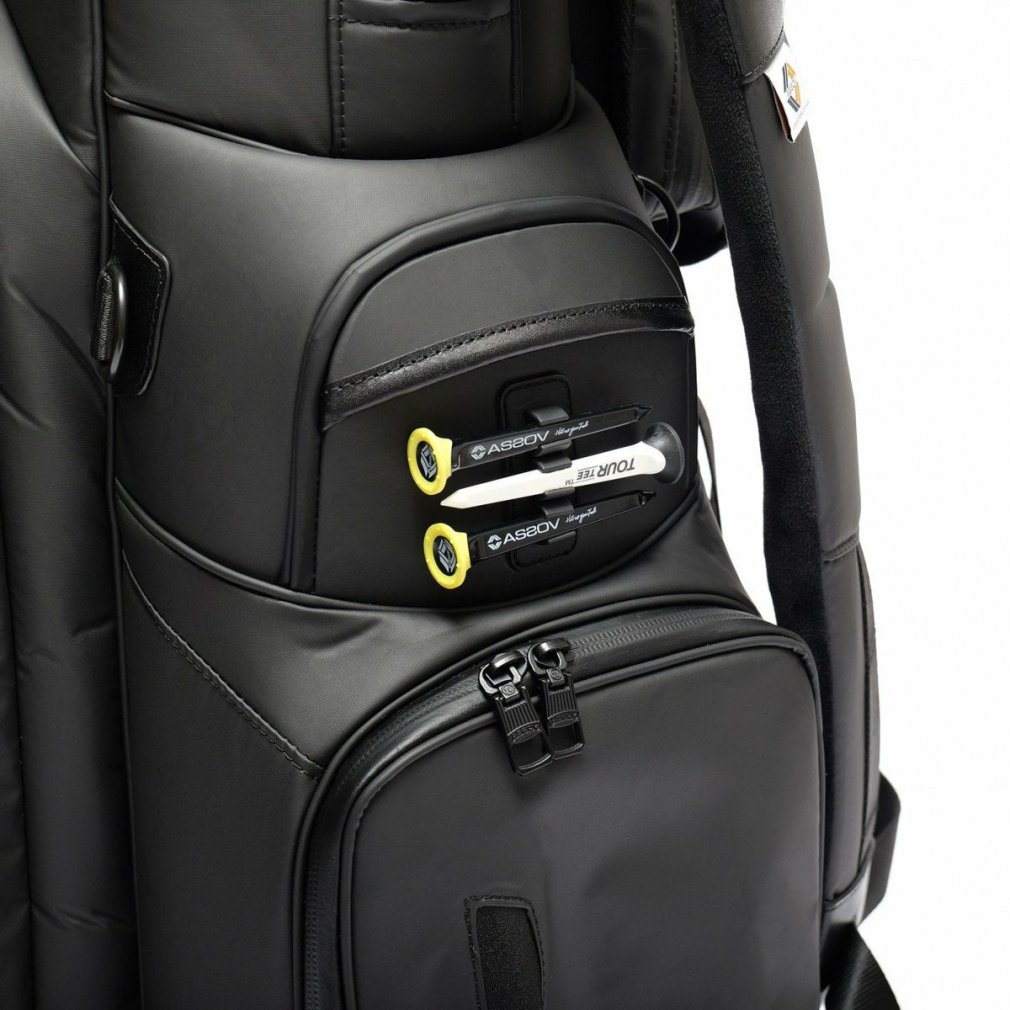 アッソブ GOLF POLYCA CADDY BAG -BK (622500-10) ゴルフ キャディ