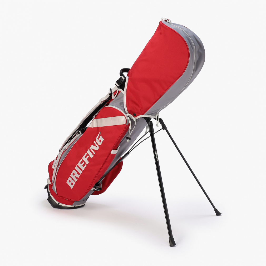 BRIEFING ゴルフバッグ 赤　ビームスゴルフコラボ品 BRIEFING ゴルフバッグ 赤 ビームスゴルフコラボ品 BRIEFING キャディ