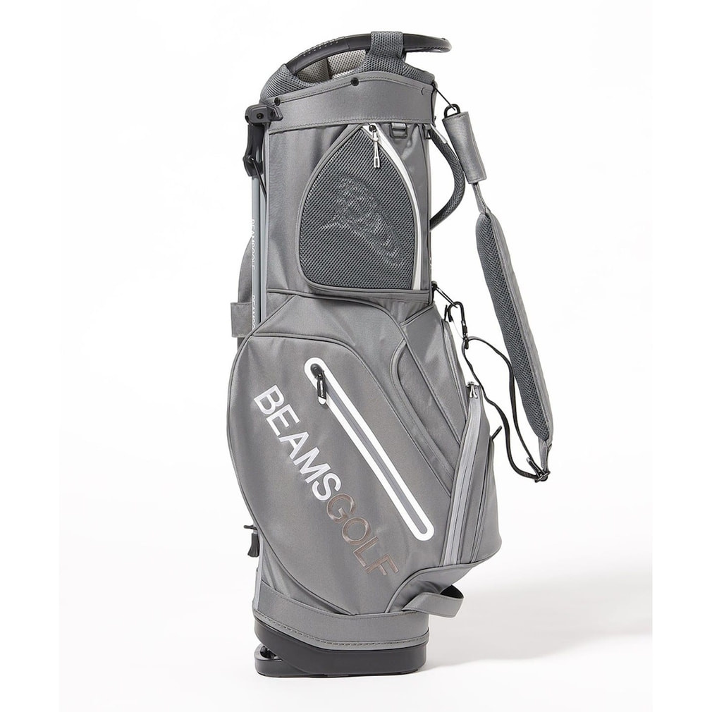 BEAMS GOLF キャディーバッグ　新品　ポーチ付き　グレー BEAMS GOLF（ビームス ゴルフ） ゴルフ BEAMS GOLF / スタンド