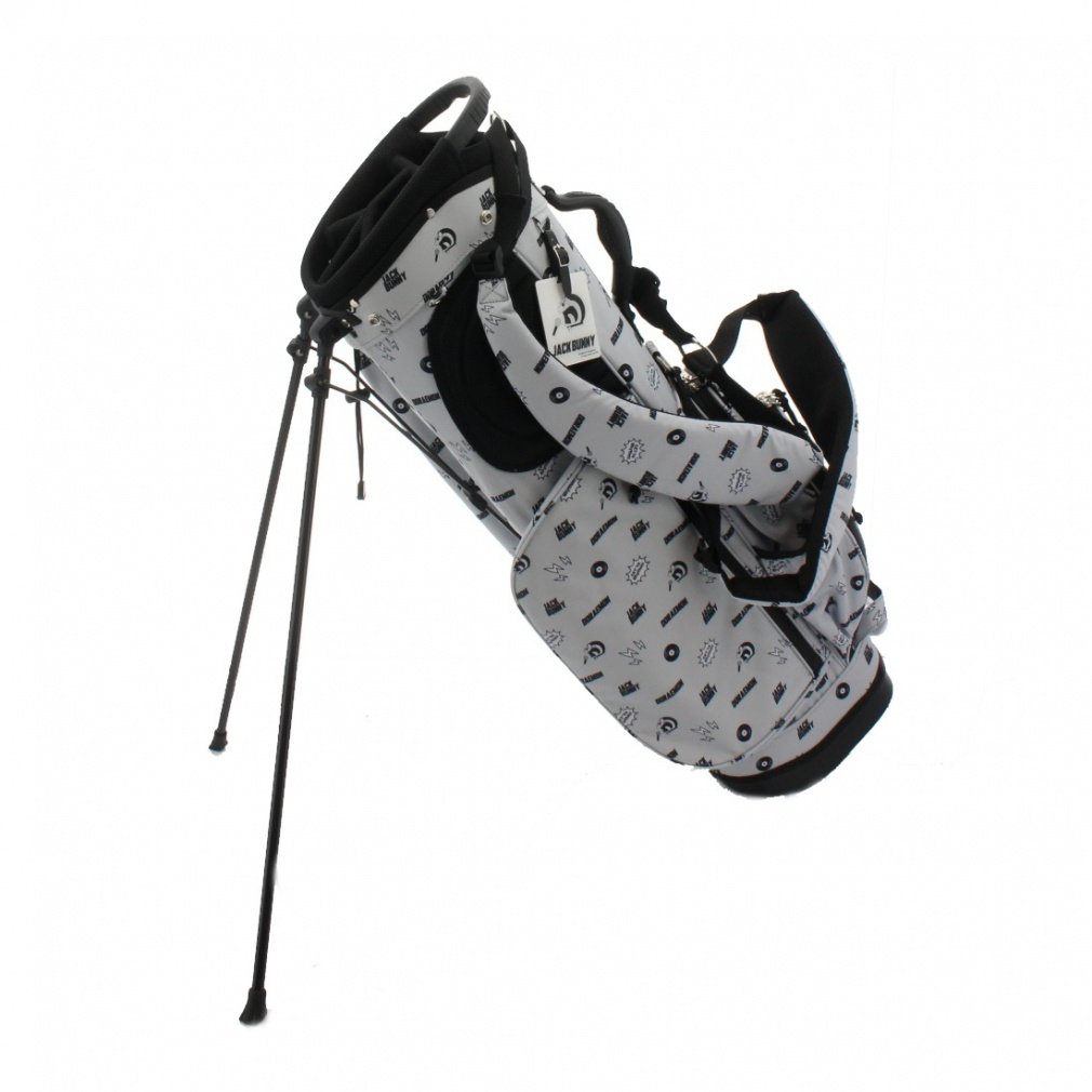 レア★ジャックバニーｘドラえもんコラボ★9.0型 軽量スタンド ゴルフバックWH レア☆ジャックバニーxドラえもんコラボ☆9.0型 軽量スタンド