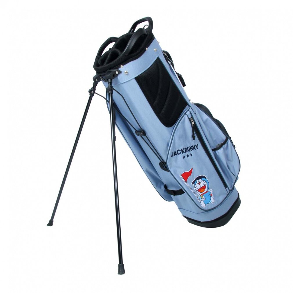 レア★ジャックバニーｘドラえもんコラボ★9.0型 軽量スタンド ゴルフバックWH Amazon.co.jp: [ジャックバニー] 継続定番商品 キャディバッグ