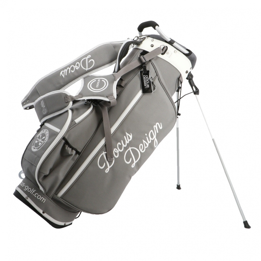 Docus Design グレー キャディバッグ DOCUS（ドゥーカス） COUNTRY CLUB STAND 8.5型 スタンド ツアーバッグ