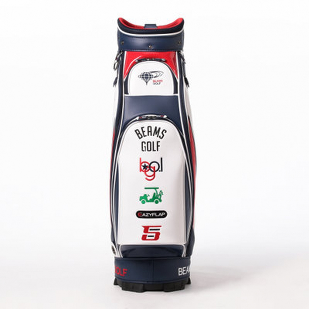 BEAMS GOLF ゴルフバッグ レッド BEAMS GOLF（ビームスゴルフ）の「△PORTER×BEAMS GOLF / 別注