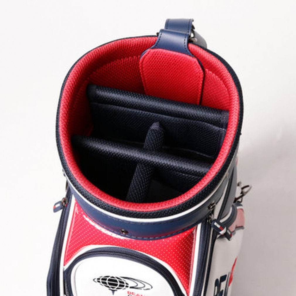 BEAMS GOLF ゴルフバッグ レッド BEAMS GOLF（ビームス ゴルフ） トートバッグ ミニ キャンバス