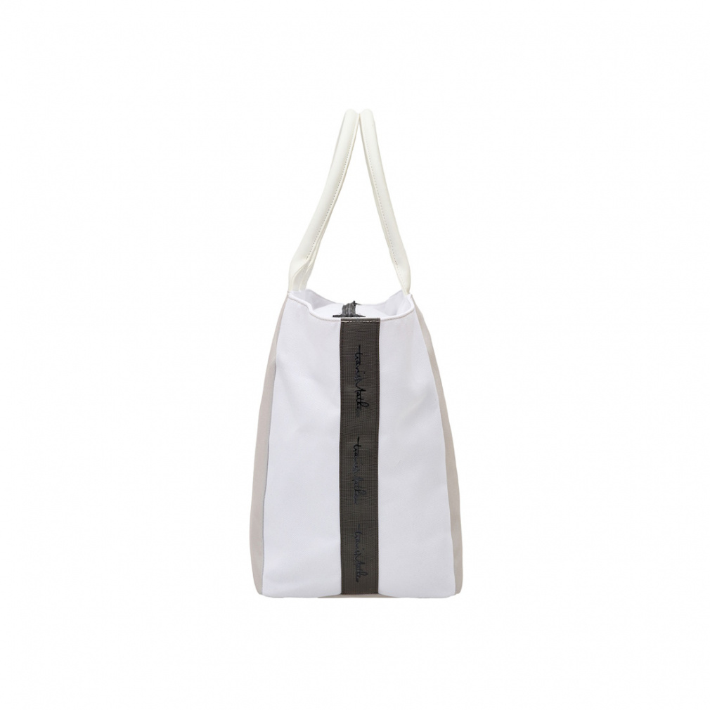 TravisMathew トートバッグ ホワイト ブラック 新品➕ソックリ付き トラヴィスマシュー Tote Bag (0388615481) ゴルフ ボストンバッグ