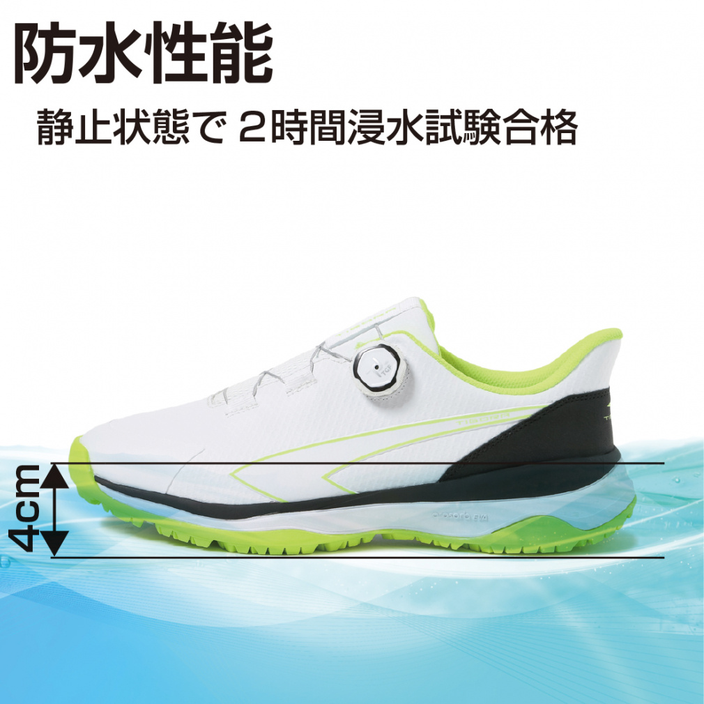 Russeluno revengestorm コラボゴルフシューズホワイト 26 ゴルフシューズ スパイクレス アルファキャット ニトロ スパイクレス