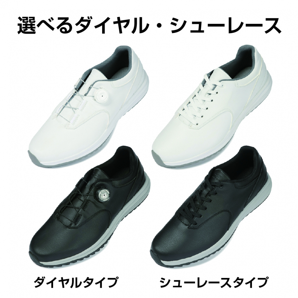 ティゴラ ゴルフシューズ 耐久グリップ ゴルフシューズ (TR1005ﾀｲWH