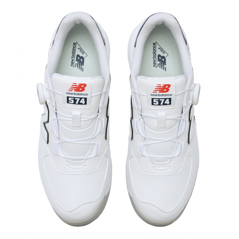 【値下げ】ニューバランス574ゴルフシューズ BOA搭載　オールホワイト New Balance Golf ニューバランス ゴルフスパイクレスシューズ