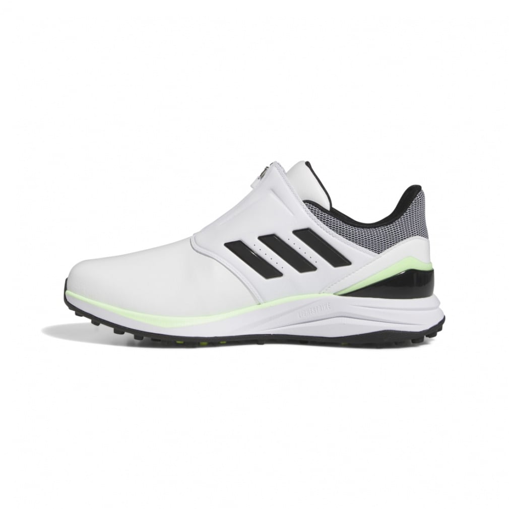adidas ゴルフシューズ ジッパー付き ホワイト 未使用 IF0283 アディダス ゴルフシューズ ソーラーモーション ボア 24 (IF0283