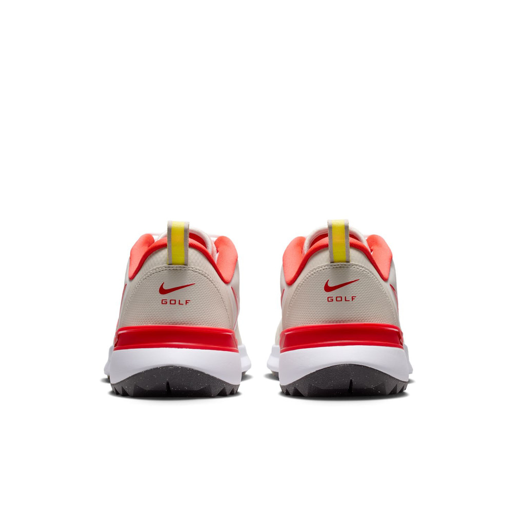 お値下げ⭐︎Nike ゴルフ女性用 ホワイト/ピンク/オレンジ ナイキ ゴルフシューズ テンポ G (IH0361001) メンズ ゴルフ シュー