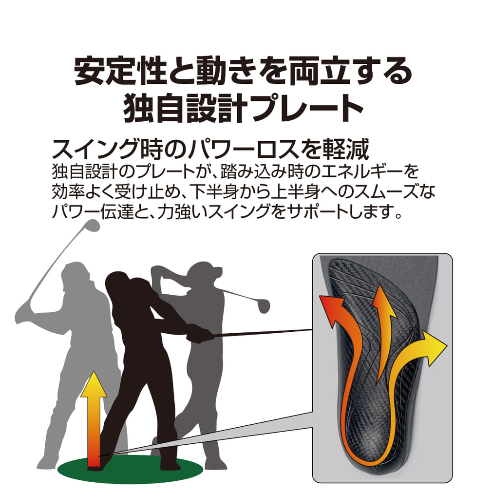 ティゴラ GOLF PLATE INSOLE ゴルフ インソール TIGORA｜Alpen Online