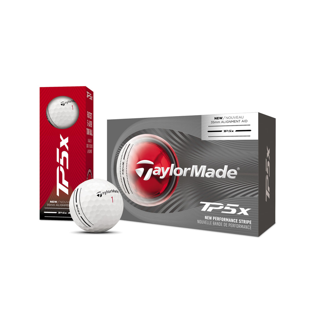 テーラーメイド TM26 TP5x PerfStripe 6bp (M1097101) 6球入 ゴルフ