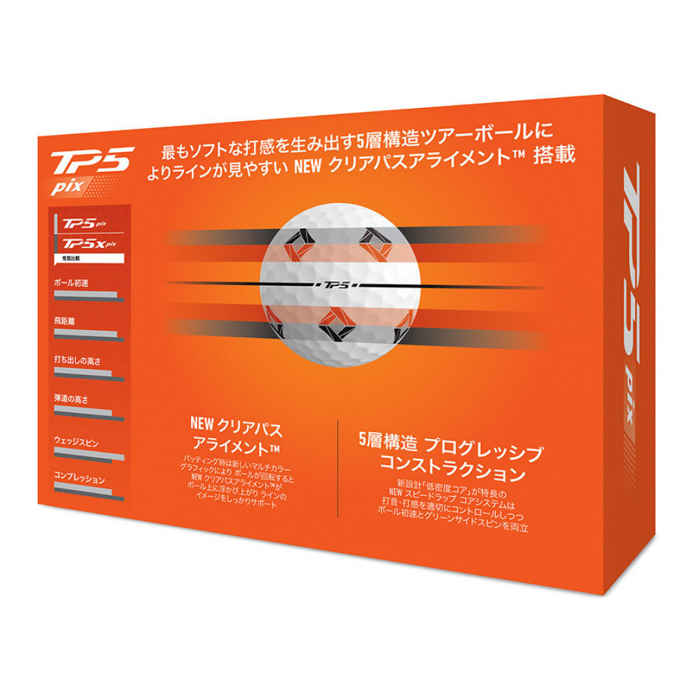 テーラーメイド TP5 pix JPN (N9098901) 10ダース(120球入) ゴルフ