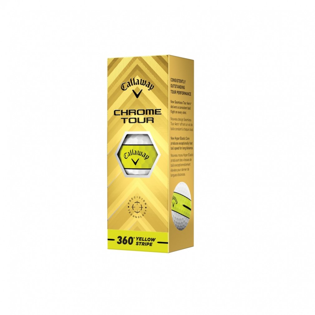 キャロウェイ CHROME TOUR 24 360 YELLOW STRIPE (7193711421) 1ダース