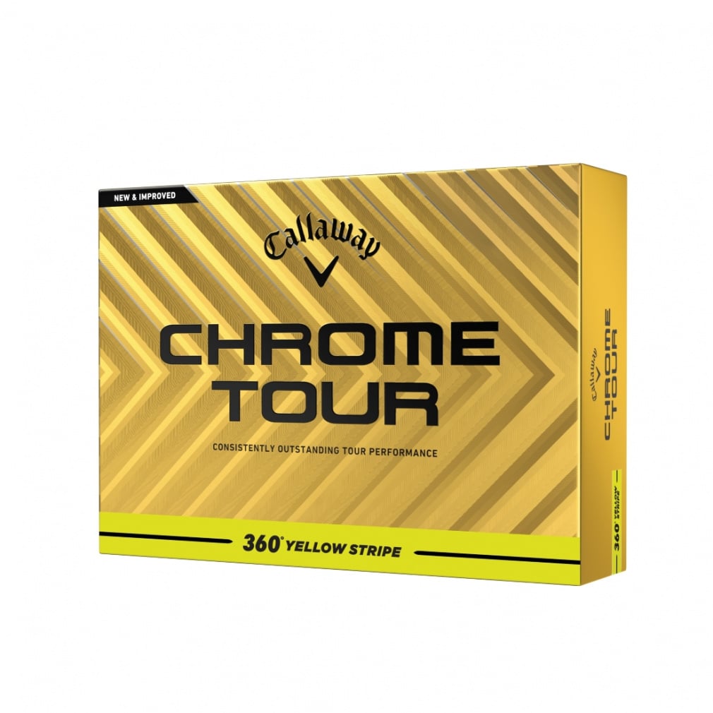 キャロウェイ CHROME TOUR 24 360 YELLOW STRIPE (7193711421) 1ダース