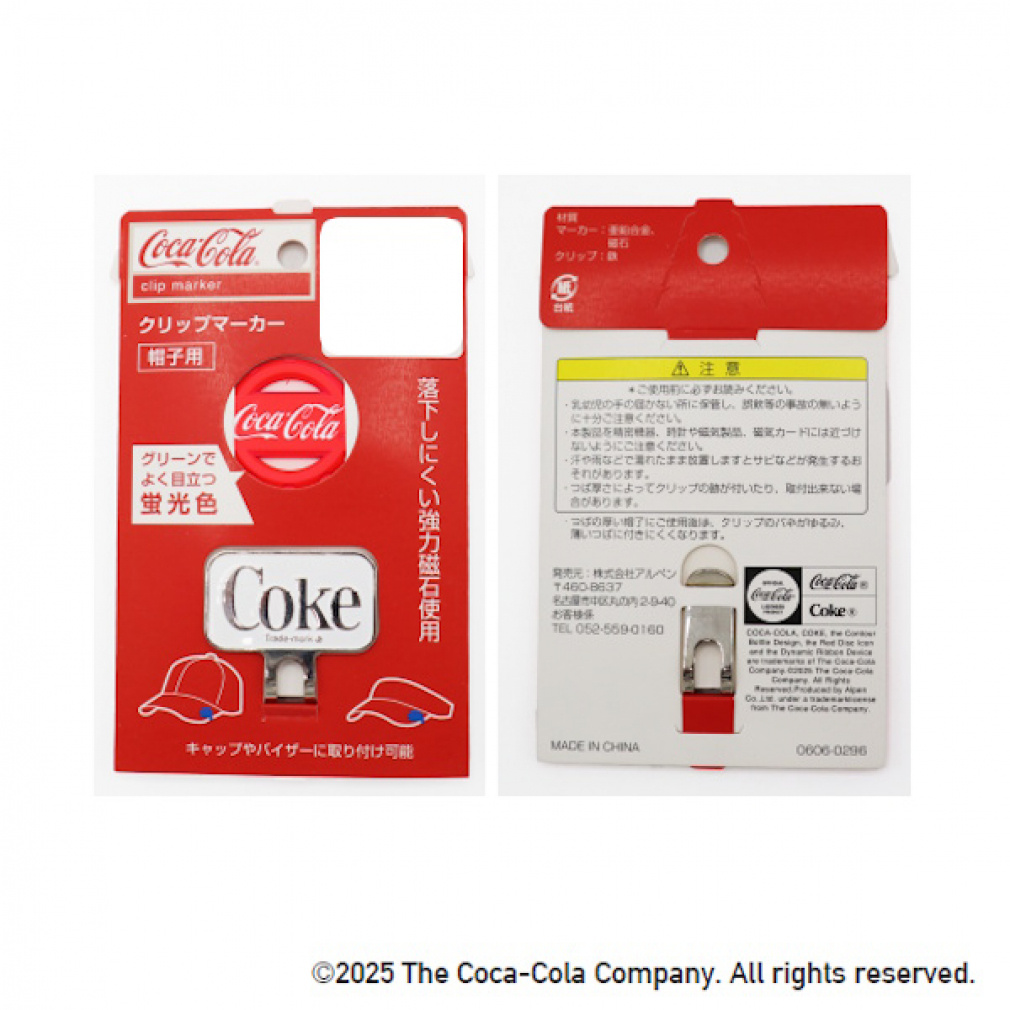 コカ・コーラ Coca-Cola FANTA SPRITE クリップマーカー ゴルフ