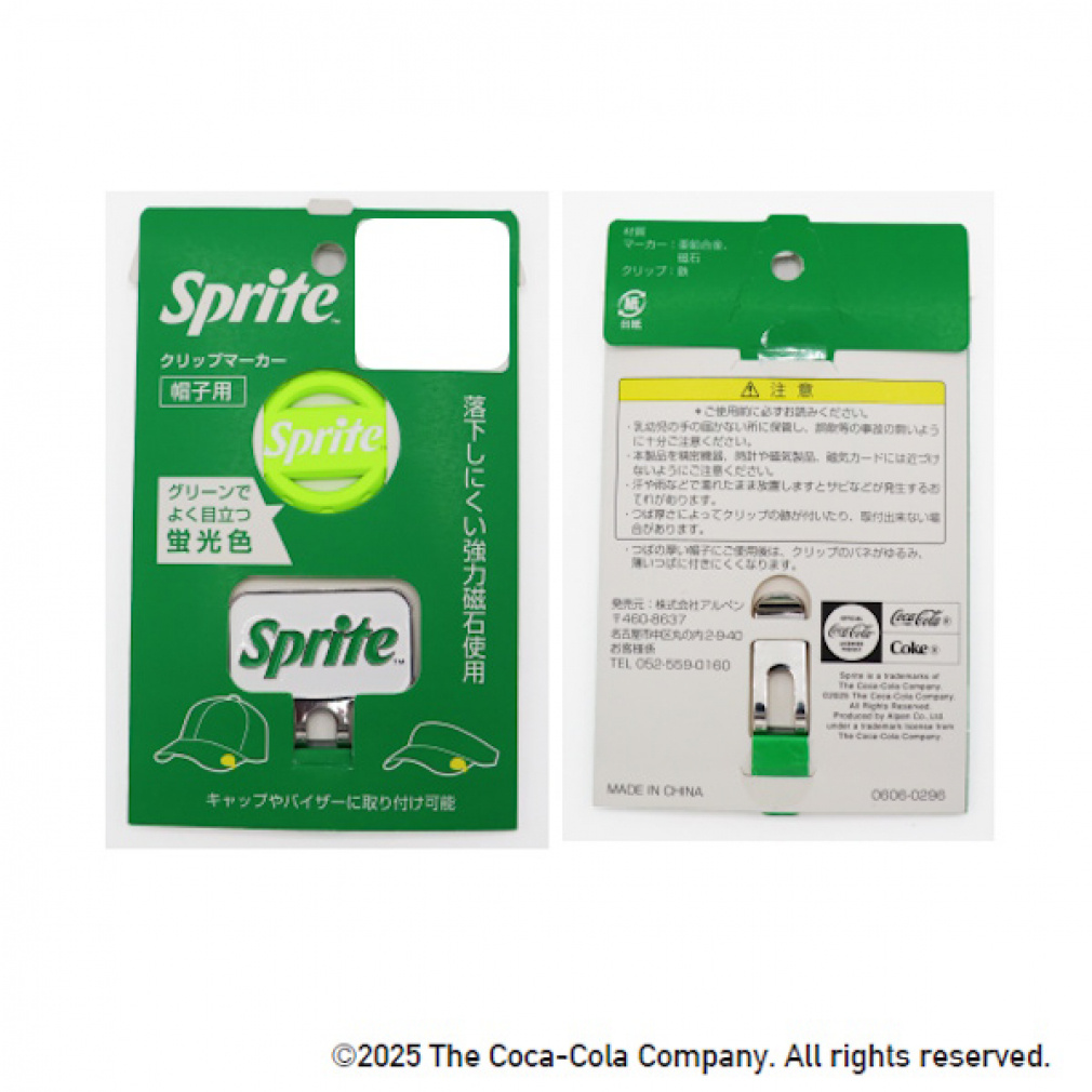 コカ・コーラ Coca-Cola FANTA SPRITE クリップマーカー ゴルフ