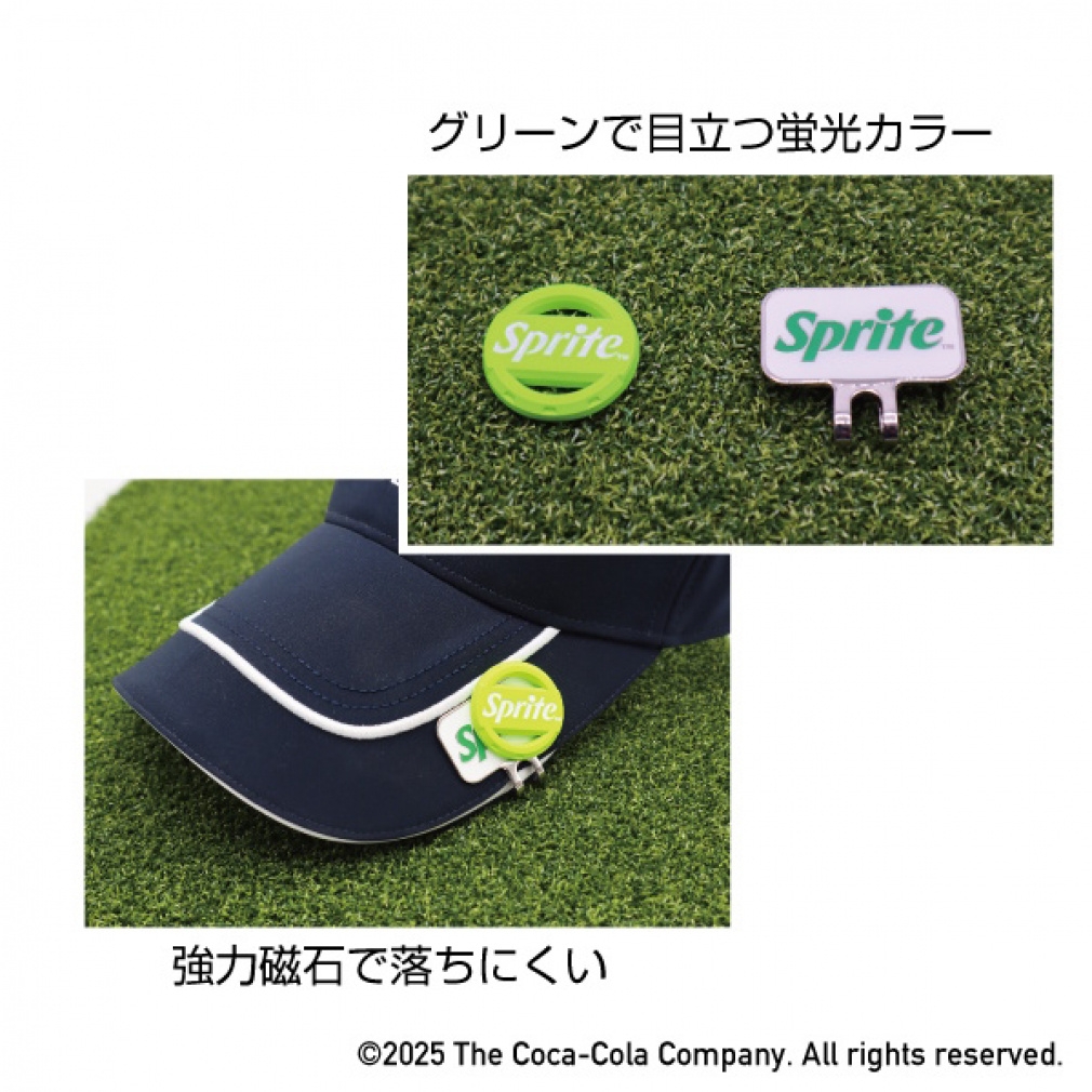 コカ・コーラ Coca-Cola FANTA SPRITE クリップマーカー ゴルフ
