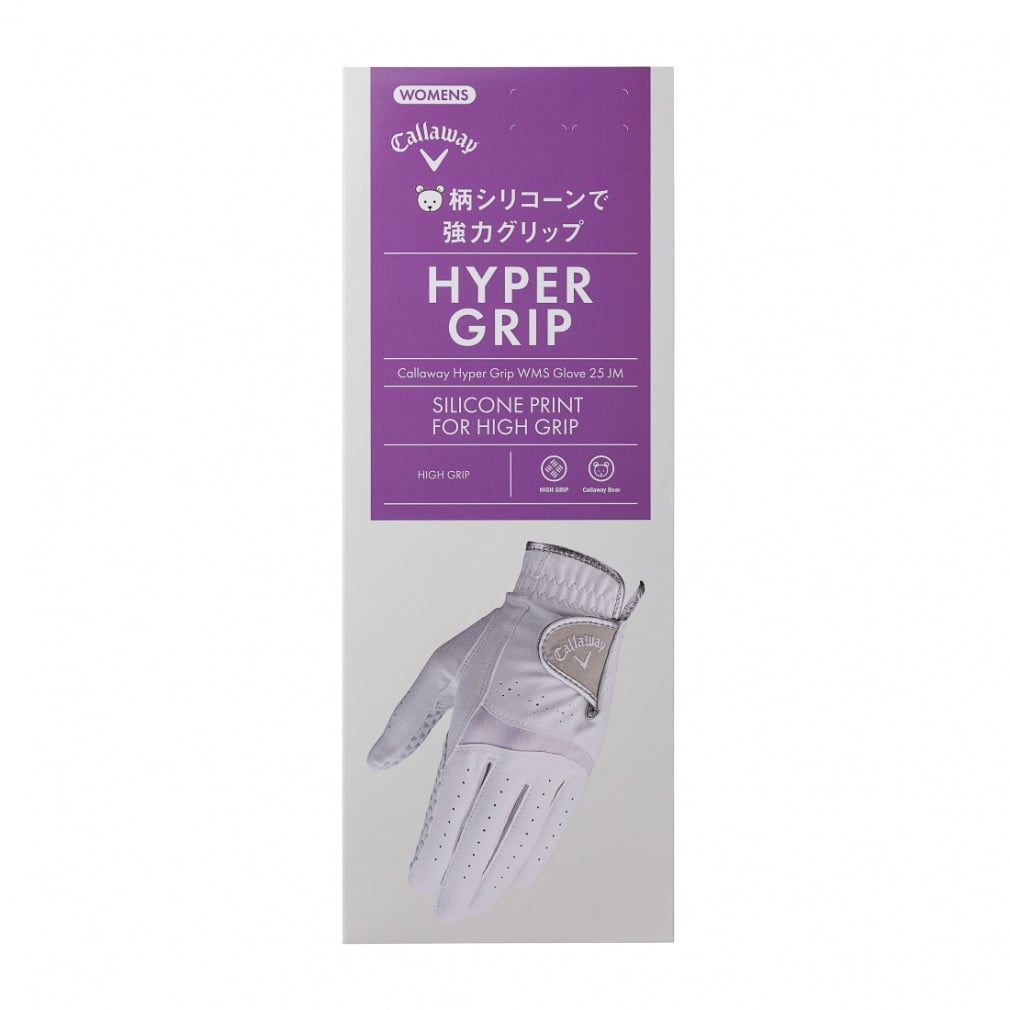 キャロウェイ レディース ゴルフグローブ Hyper Grip Glove Womens 25