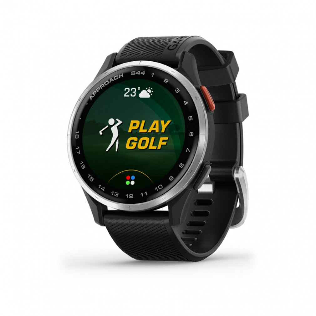 未使用　Garmin Approach S44 ブラック Garmin Approach® S44 (Black Band) Golf GPS watch — covers